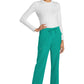 Rechte broek met middelhoge taille en elastische tailleband met trekkoord CKE272A