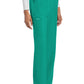 Rechte broek met middelhoge taille en elastische tailleband met trekkoord CKE272A