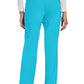 Rechte broek met middelhoge taille en elastische tailleband met trekkoord CKE272A