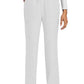 Rechte broek met middelhoge taille en elastische tailleband met trekkoord CKE272A