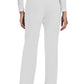 Rechte broek met middelhoge taille en elastische tailleband met trekkoord CKE272A
