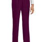 Rechte broek met middelhoge taille en elastische tailleband met trekkoord CKE272A