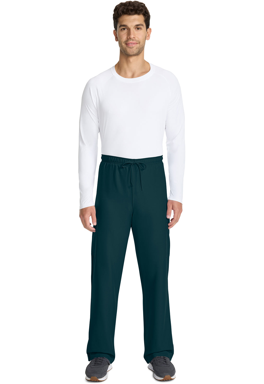Cherokee Unisex broek met trekkoord en rechte pijpen met middelhoge taille en lichtgewicht design CKE280A