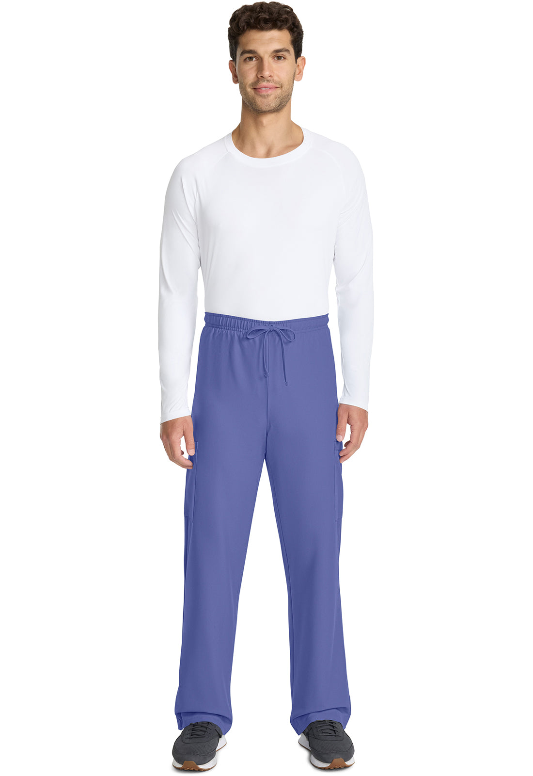 Cherokee Unisex broek met trekkoord en rechte pijpen met middelhoge taille en lichtgewicht design CKE280A