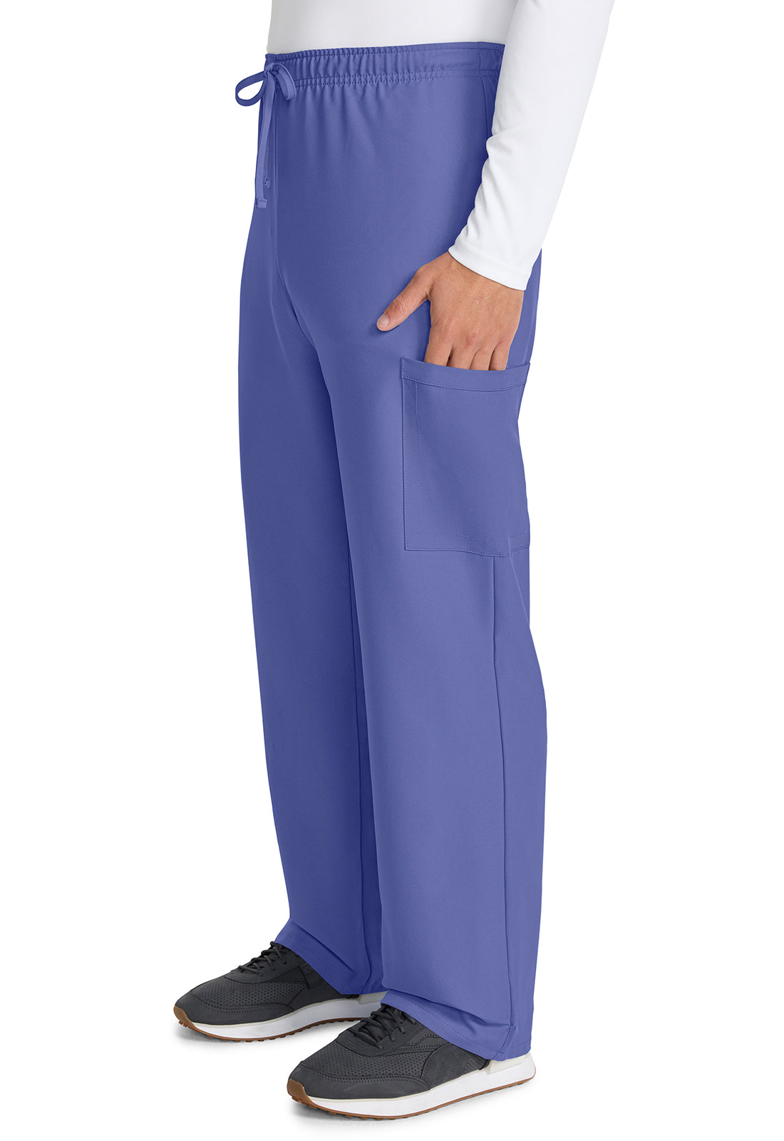Cherokee Unisex broek met trekkoord en rechte pijpen met middelhoge taille en lichtgewicht design CKE280A