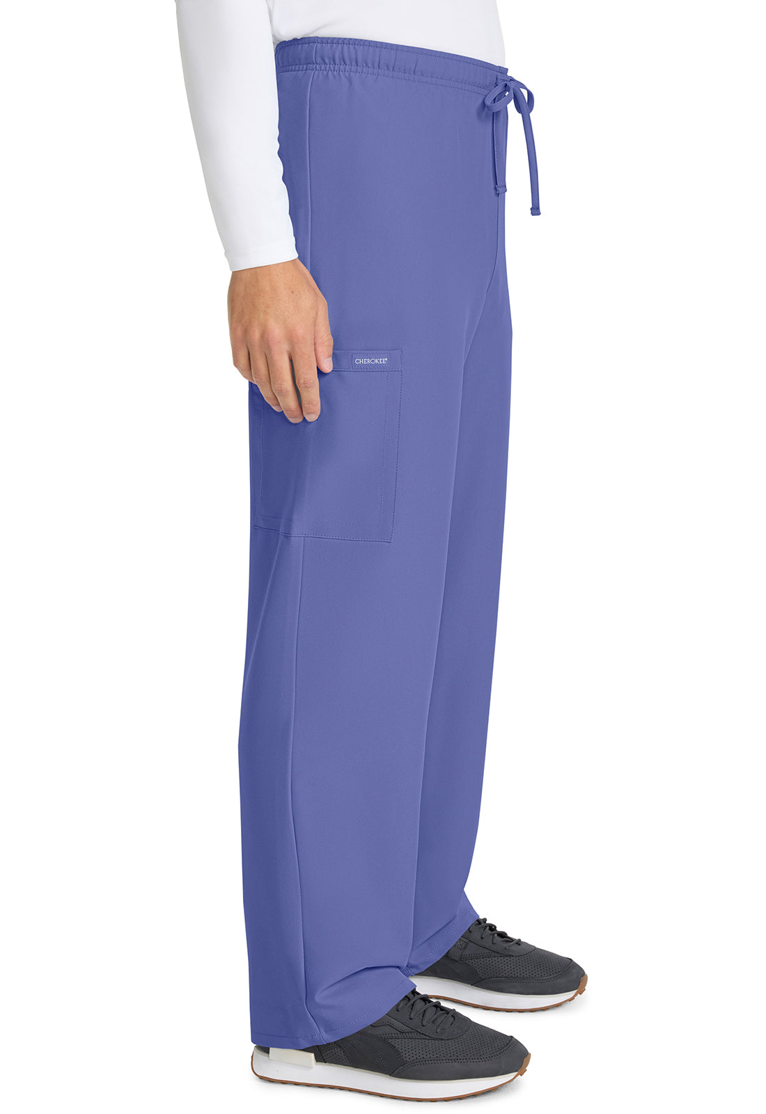 Cherokee Unisex broek met trekkoord en rechte pijpen met middelhoge taille en lichtgewicht design CKE280A