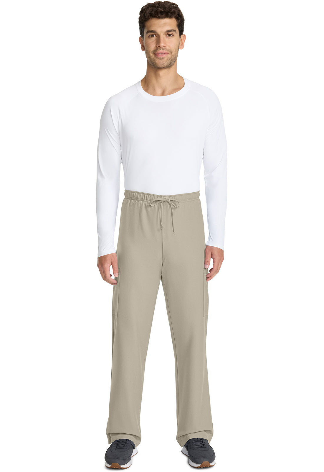 Cherokee Unisex broek met trekkoord en rechte pijpen met middelhoge taille en lichtgewicht design CKE280A
