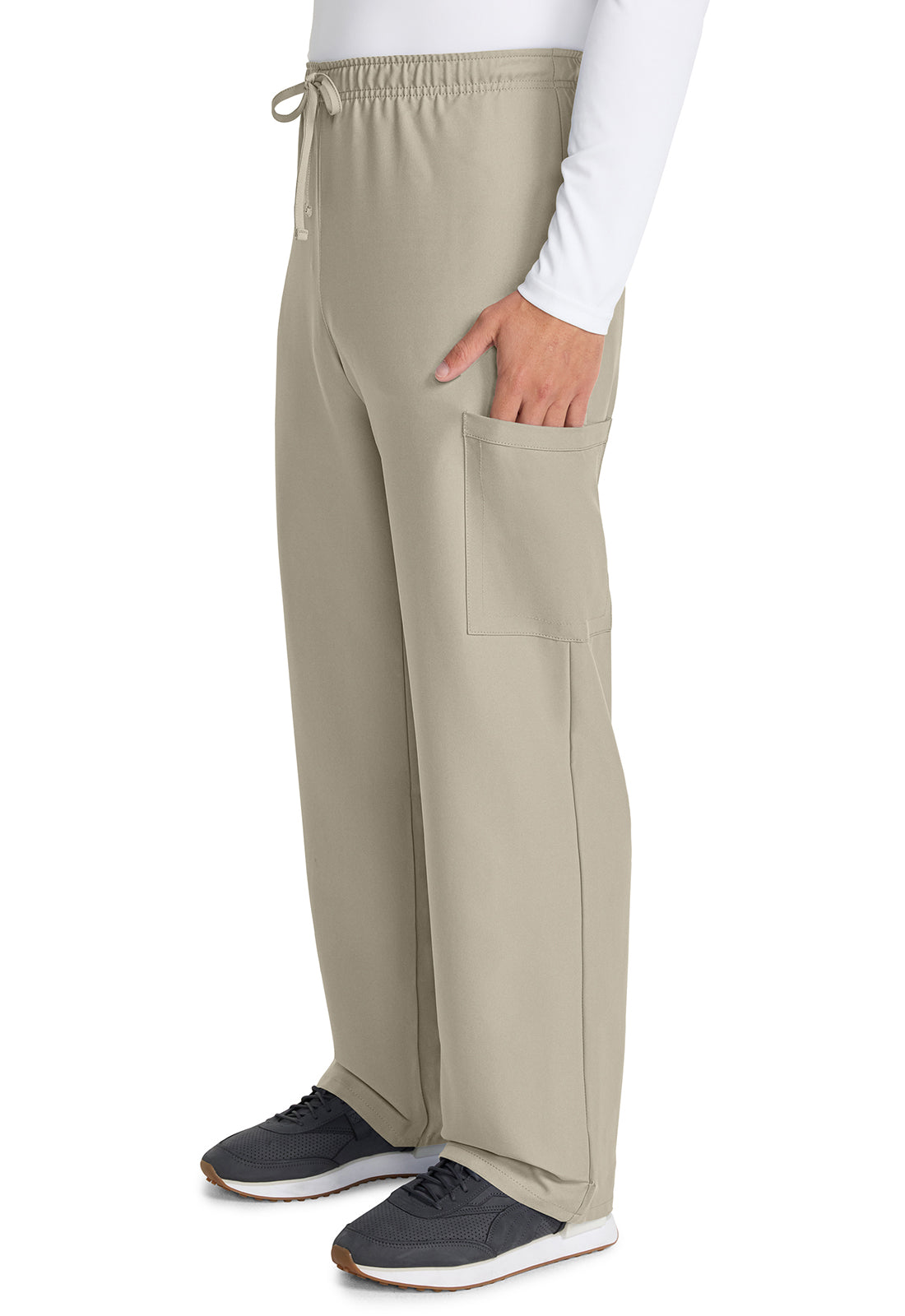 Cherokee Unisex broek met trekkoord en rechte pijpen met middelhoge taille en lichtgewicht design CKE280A