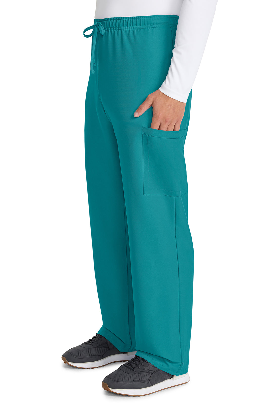 Cherokee Unisex broek met trekkoord en rechte pijpen met middelhoge taille en lichtgewicht design CKE280A