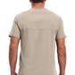 Heren T-shirt met V-hals met ribgebreide panelen en 360° stretch CKE900A