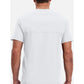 Heren T-shirt met V-hals met ribgebreide panelen en 360° stretch CKE900A