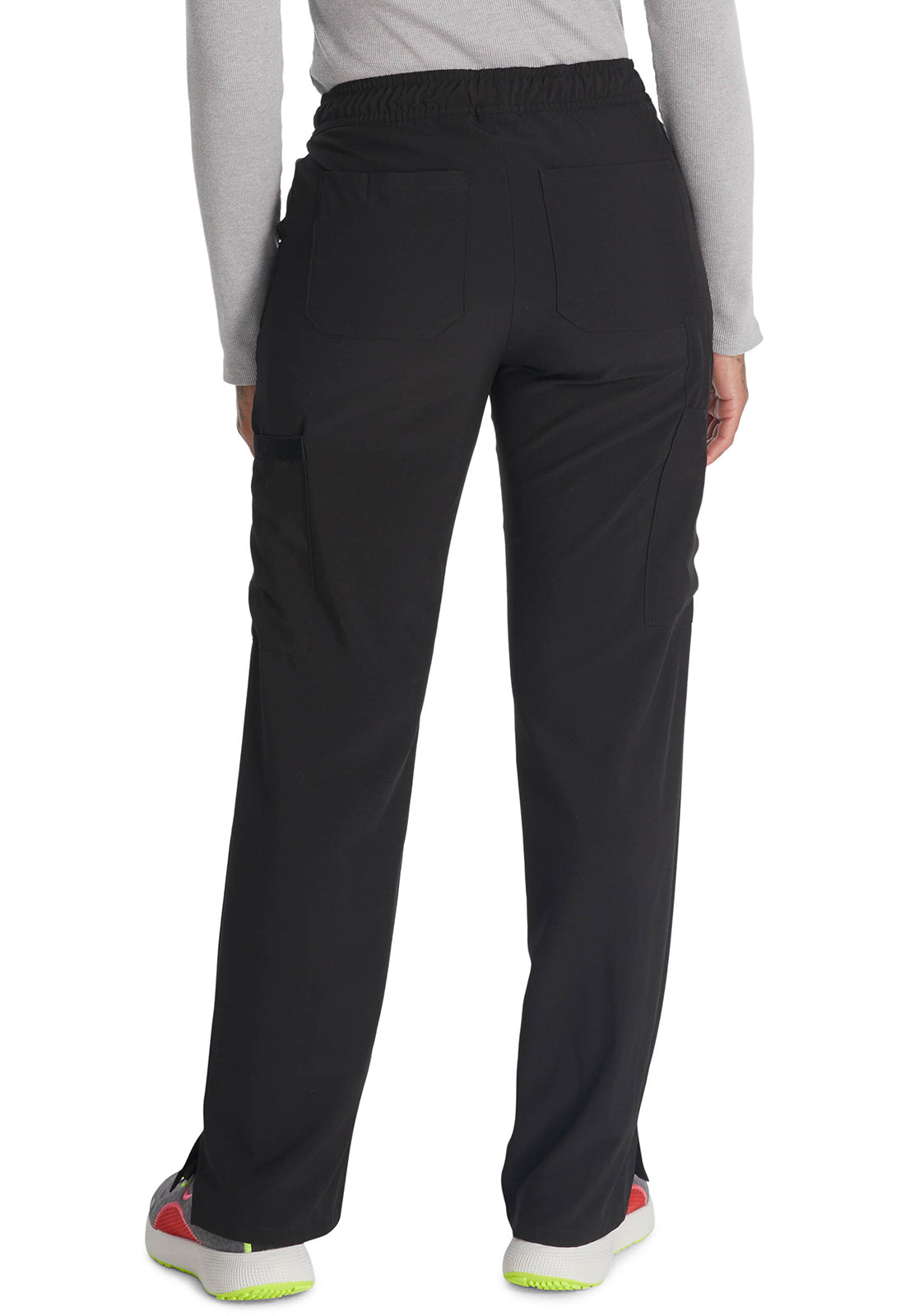 Dickies Middelhoge taille broek met rechte pijpen en trekkoord dames en cargozakken DKE010