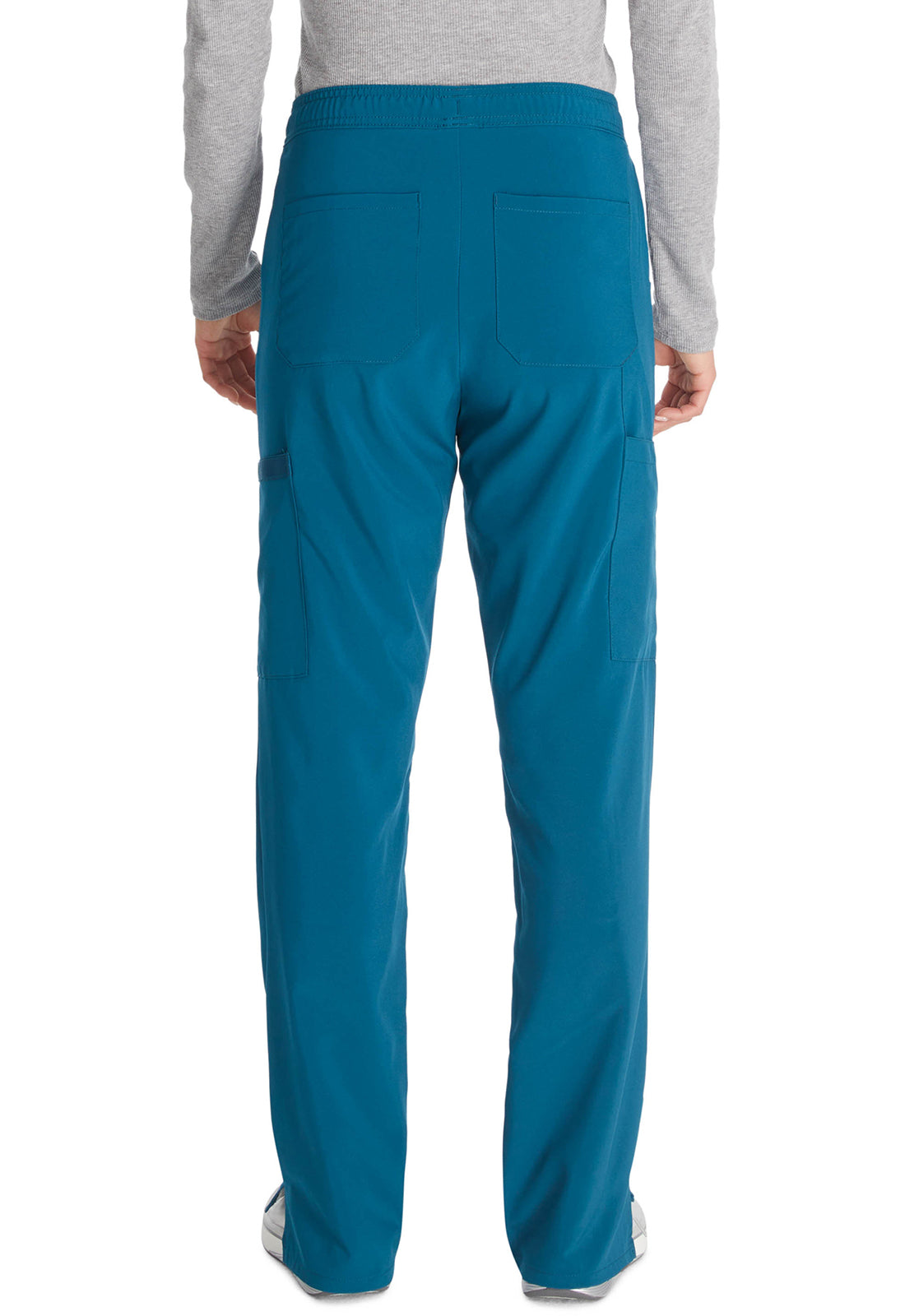 Dickies Middelhoge taille broek met rechte pijpen en trekkoord dames en cargozakken DKE010