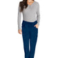 Dickies Middelhoge taille broek met rechte pijpen en trekkoord dames en cargozakken DKE010
