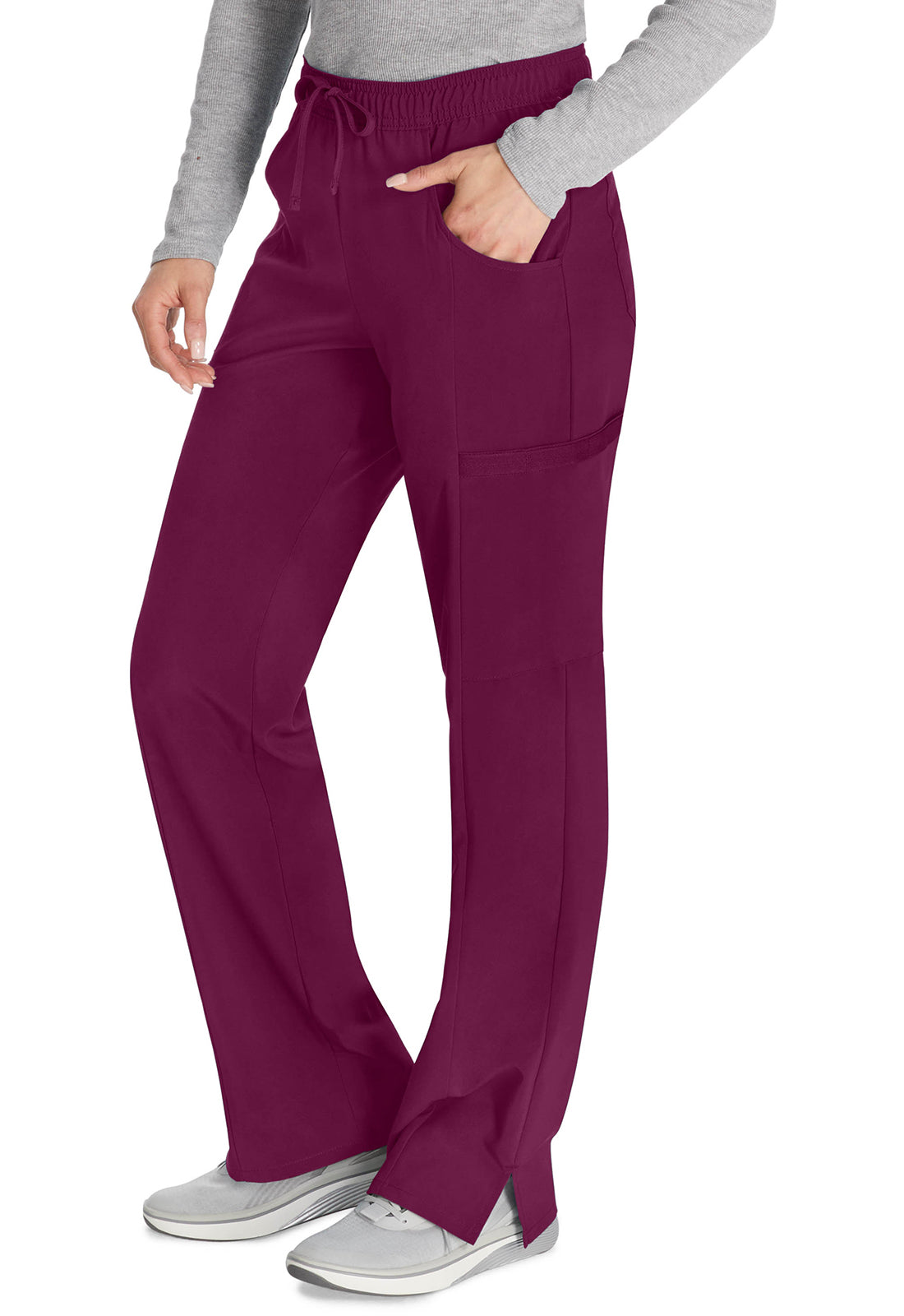 Dickies Middelhoge taille broek met rechte pijpen en trekkoord dames en cargozakken DKE010
