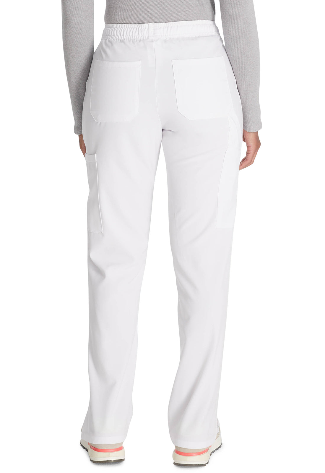 Dickies Middelhoge taille broek met rechte pijpen en trekkoord dames en cargozakken DKE010