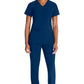 Top met V-hals dames met moderne pasvorm en 360° stretch