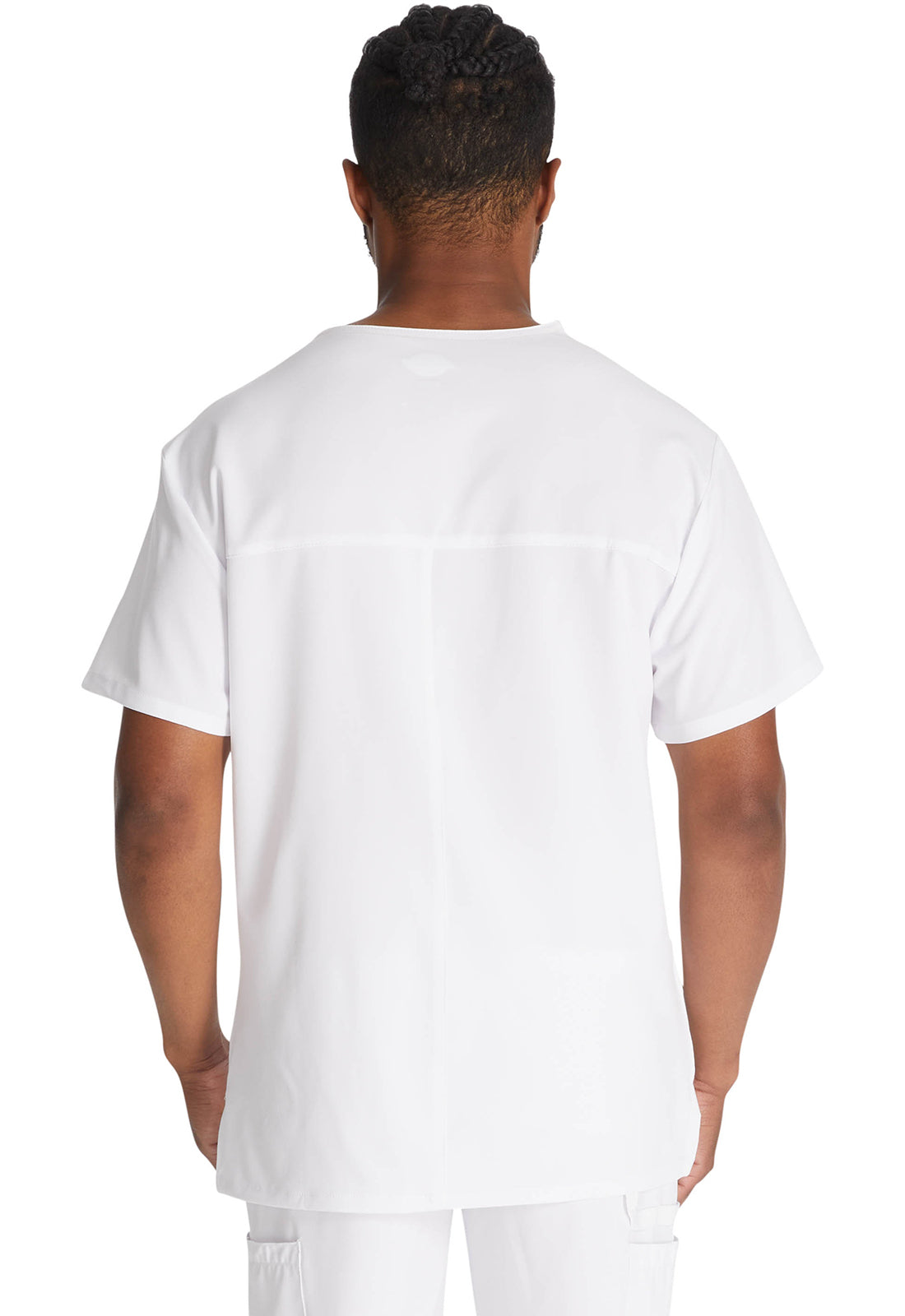 Heren T-shirt met V-hals met moderne pasvorm en 360° stretch