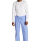 Unisex broek met trekkoord met elastische tailleband en rechte pijpen
