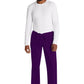 Unisex broek met trekkoord met elastische tailleband en rechte pijpen