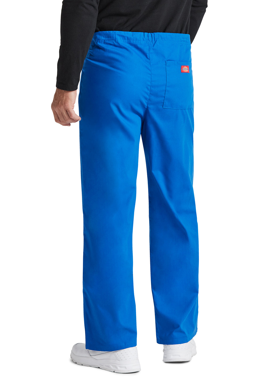 Unisex broek met trekkoord met elastische tailleband en rechte pijpen