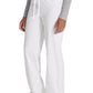 Unisex broek met trekkoord met elastische tailleband en rechte pijpen