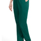 Broek met natuurlijke taille en taps toelopende pijpen dames met elastische tailleband en cargozakken