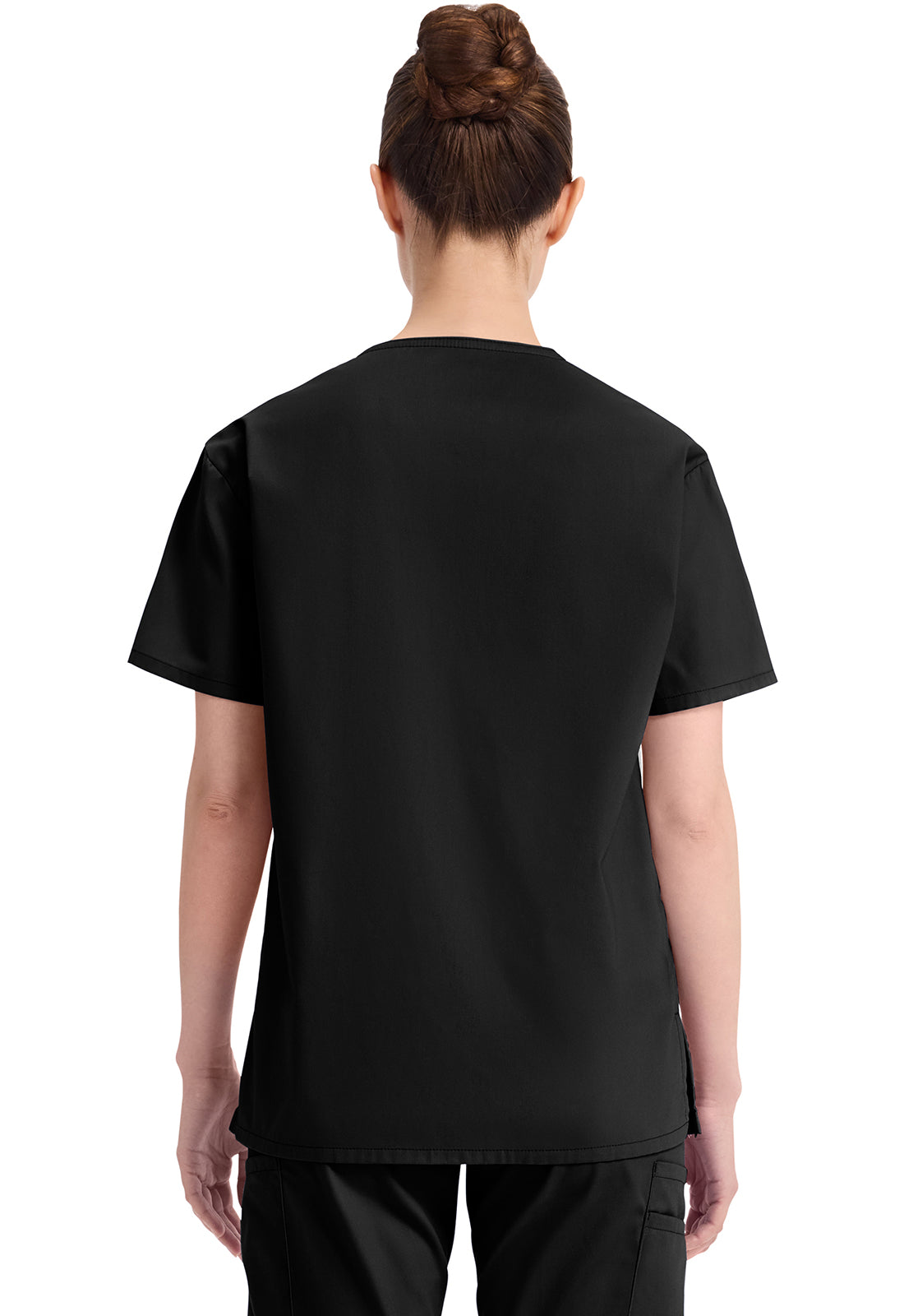 Dickies Top met V-hals dames met moderne pasvorm en zijsplitten DKE86706