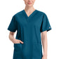 Dickies Top met V-hals dames met moderne pasvorm en zijsplitten DKE86706