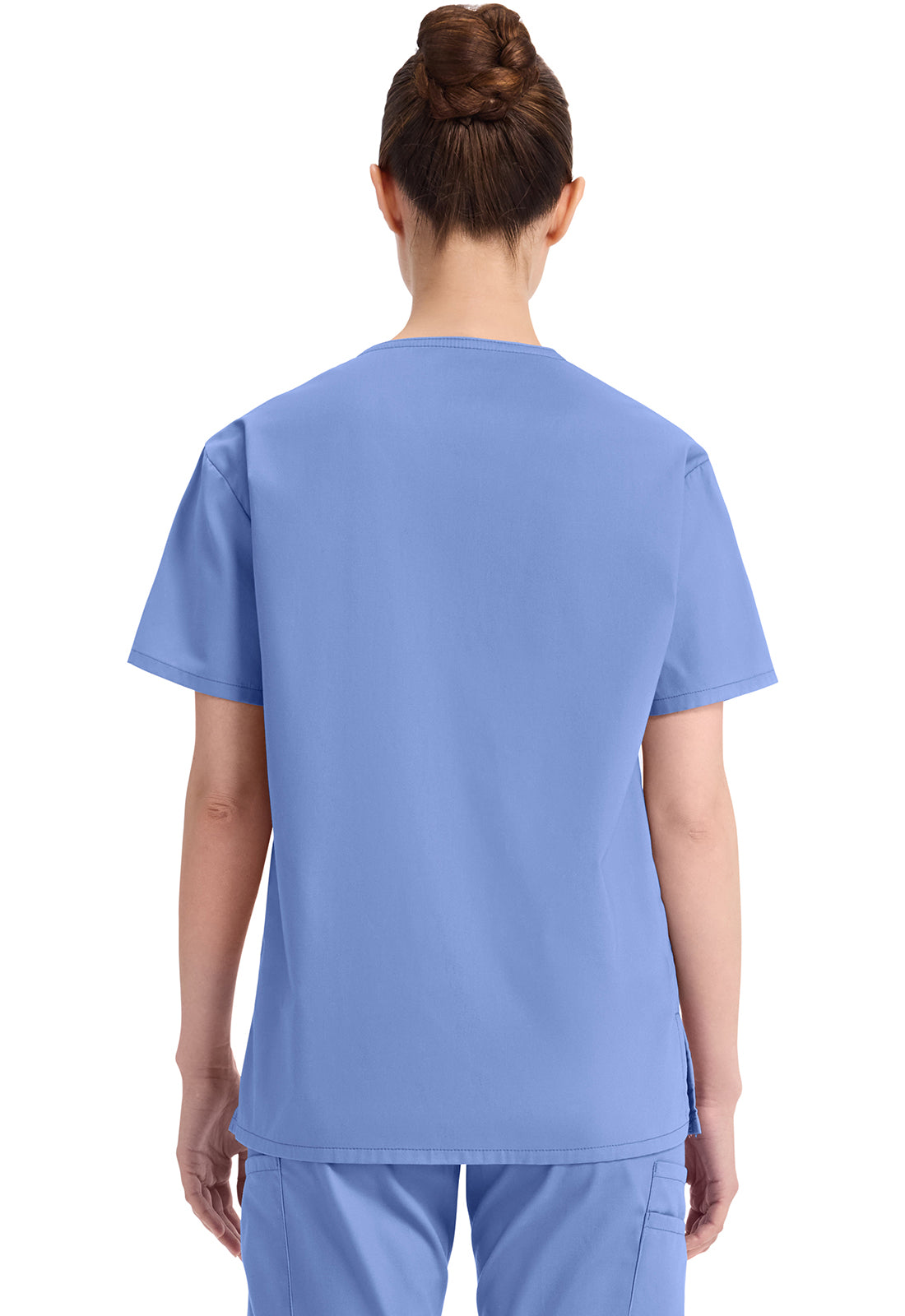 Dickies Top met V-hals dames met moderne pasvorm en zijsplitten DKE86706