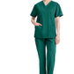 Dickies Top met V-hals dames met moderne pasvorm en zijsplitten DKE86706