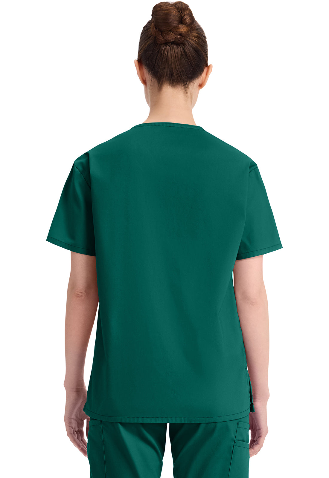 Dickies Top met V-hals dames met moderne pasvorm en zijsplitten DKE86706