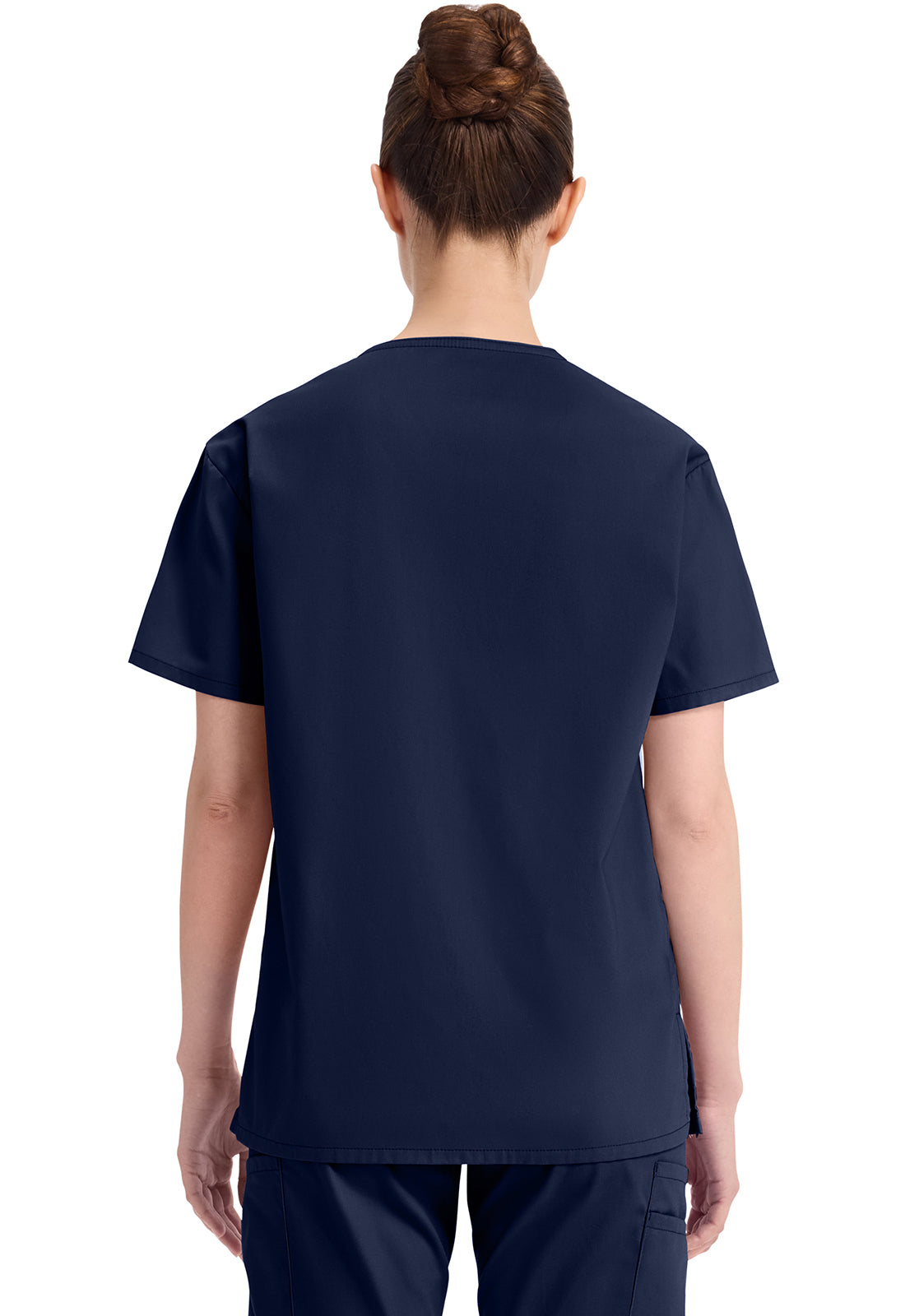 Dickies Top met V-hals dames met moderne pasvorm en zijsplitten DKE86706