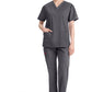 Dickies Top met V-hals dames met moderne pasvorm en zijsplitten DKE86706