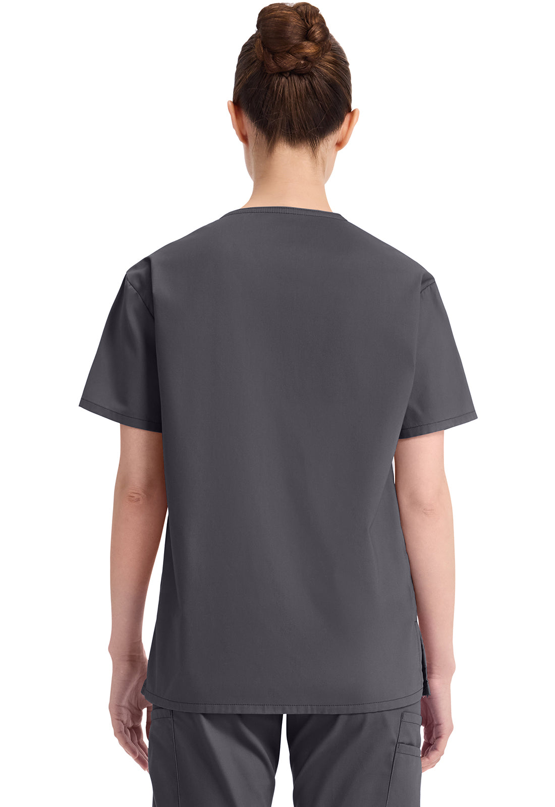 Dickies Top met V-hals dames met moderne pasvorm en zijsplitten DKE86706