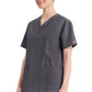 Dickies Top met V-hals dames met moderne pasvorm en zijsplitten DKE86706