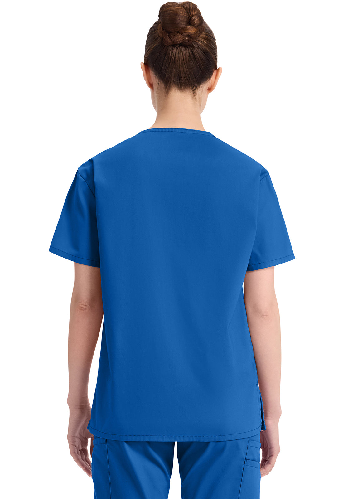 Dickies Top met V-hals dames met moderne pasvorm en zijsplitten DKE86706