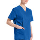 Dickies Top met V-hals dames met moderne pasvorm en zijsplitten DKE86706