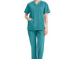 Dickies Top met V-hals dames met moderne pasvorm en zijsplitten DKE86706