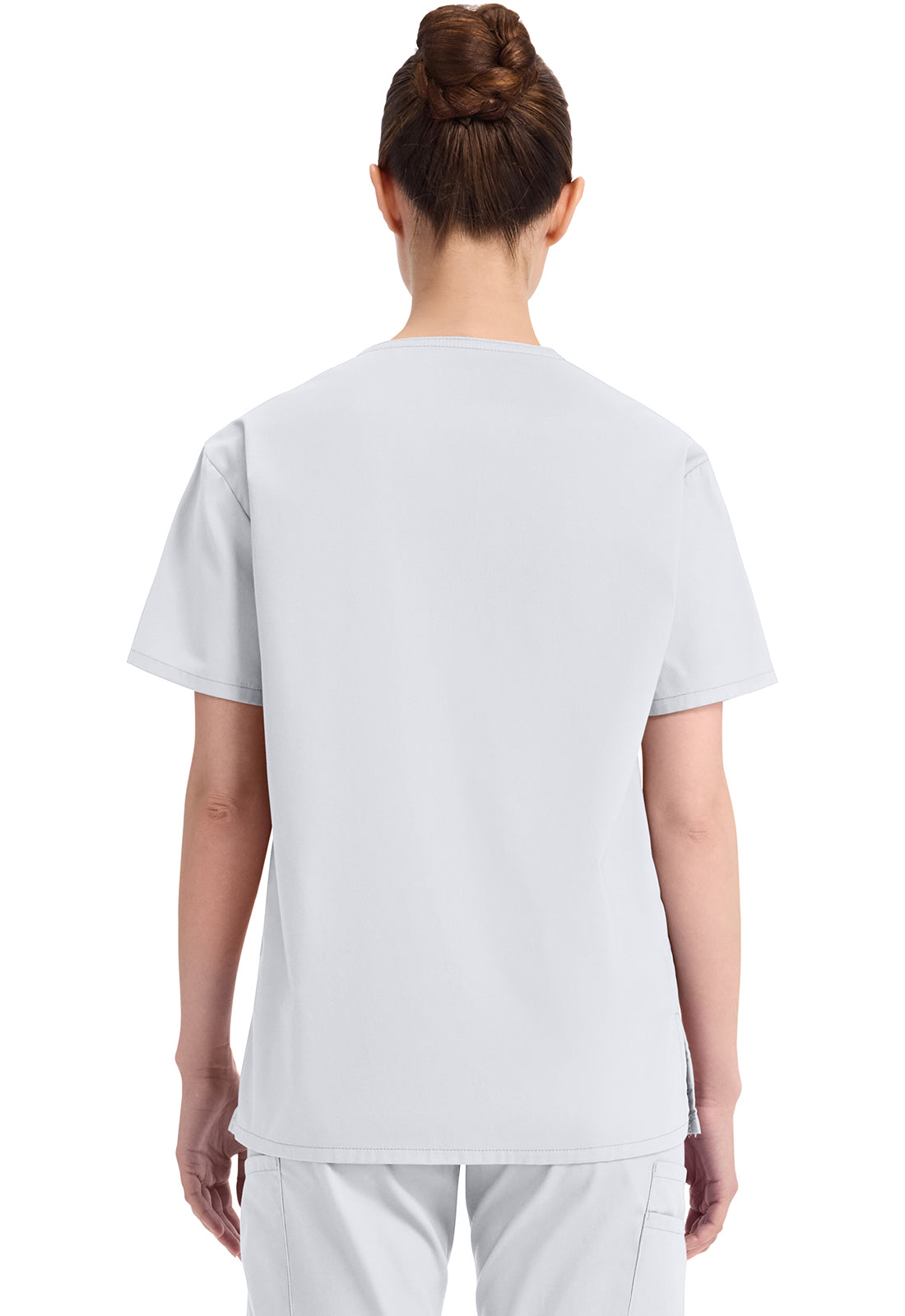 Dickies Top met V-hals dames met moderne pasvorm en zijsplitten DKE86706