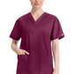 Dickies Top met V-hals dames met moderne pasvorm en zijsplitten DKE86706