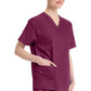Dickies Top met V-hals dames met moderne pasvorm en zijsplitten DKE86706