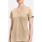Monica Top dames met V-hals en moderne pasvorm met stretchmateriaal