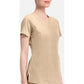 Monica Top dames met V-hals en moderne pasvorm met stretchmateriaal
