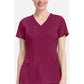 Monica Top dames met V-hals en moderne pasvorm met stretchmateriaal