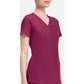 Monica Top dames met V-hals en moderne pasvorm met stretchmateriaal