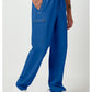Noah-broek met middelhoge taille en rechte pijpen met stretchmateriaal