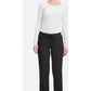 Rebecca Pant dames met middelhoge taille en rechte pijpen