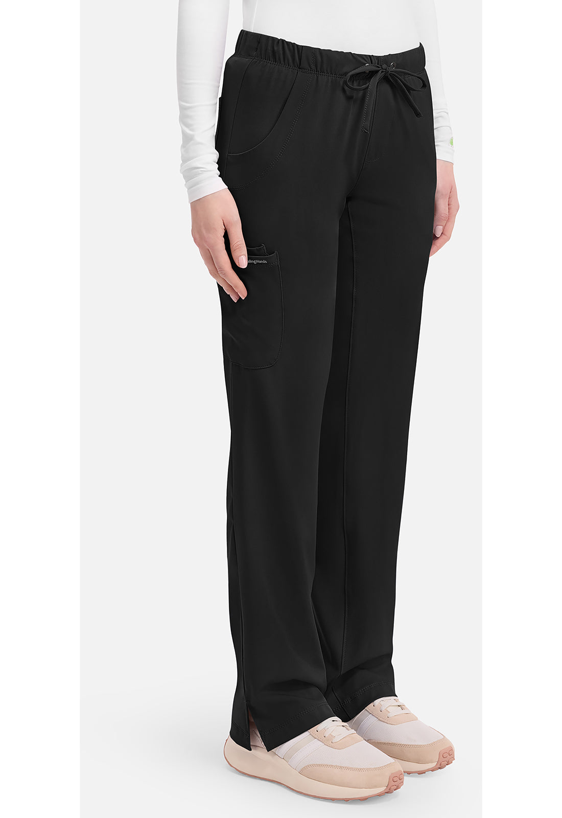 Rebecca Pant dames met middelhoge taille en rechte pijpen