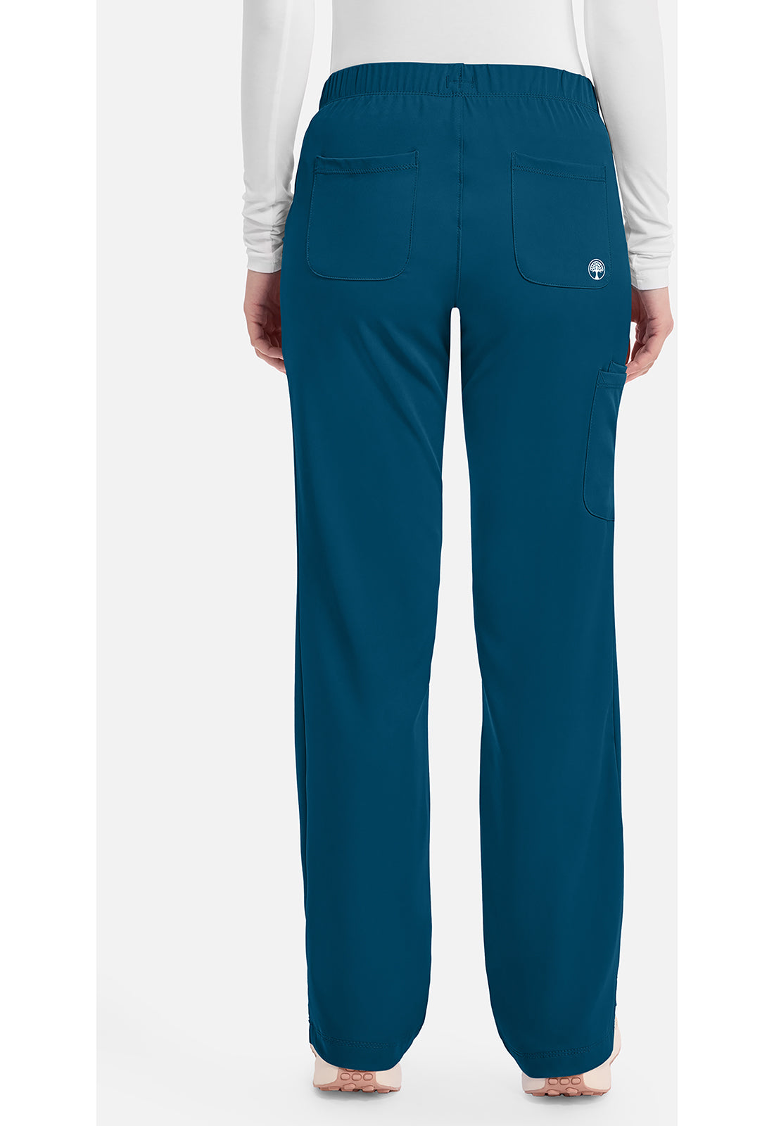 Rebecca Pant dames met middelhoge taille en rechte pijpen
